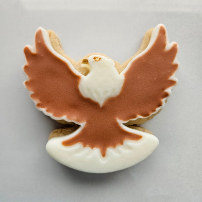 Americana Eagle READY TO FLOOD Buttercream Fondant Stamp and Cookie Cutter Set