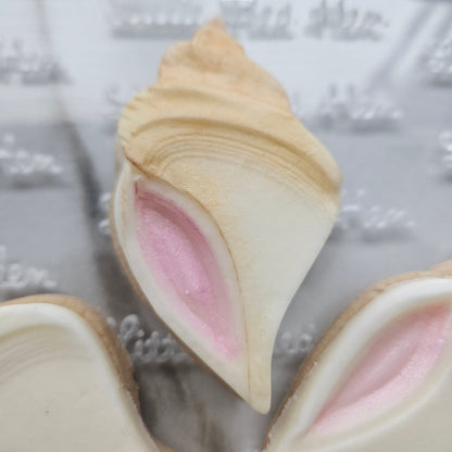 Conch Shell Fondant and Buttercream Stamp and Cutter Set