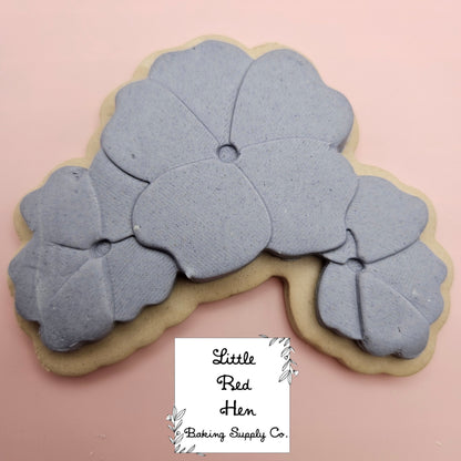 Primrose Flower Fondant Stamp and Cutter Set -- February Birth Flower