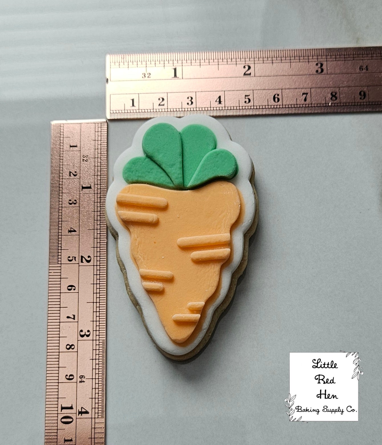 Carrot Fondant and Buttercream Stamp and Cutter Set